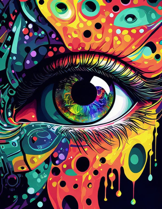 ColourMost™ Mystical Eyes Collection (EXCLUSIVE) - Futuristic Fascination (16"x20")