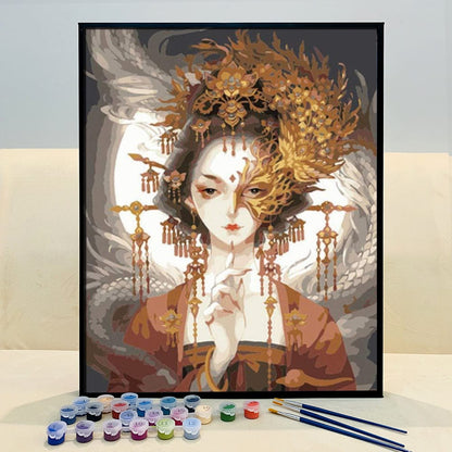 DIY Painting By Numbers -Ancient Chinese Girl