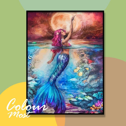 ColourMost™ DIY Painting By Numbers -Mermaid (16"x20")